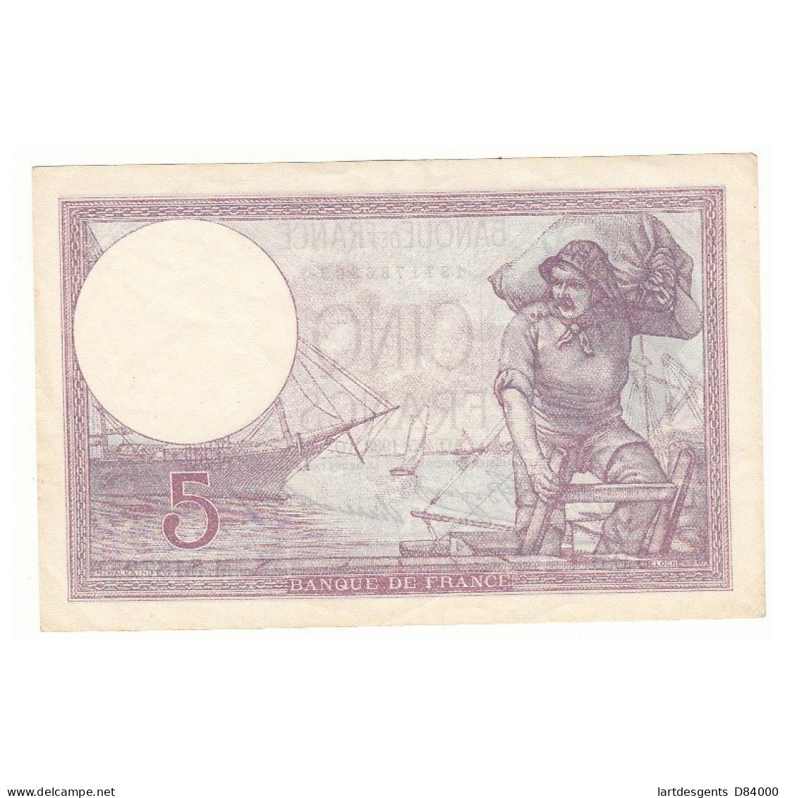 5 FRANCS VIOLET 04-05-1933 SUP Fayette 3.17 - 5 F 1917-1940 ''Violet''