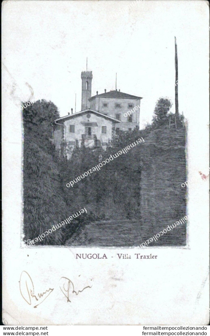 Az272 Cartolina Nugola Villa Traxler Livorno Toscana - Livorno