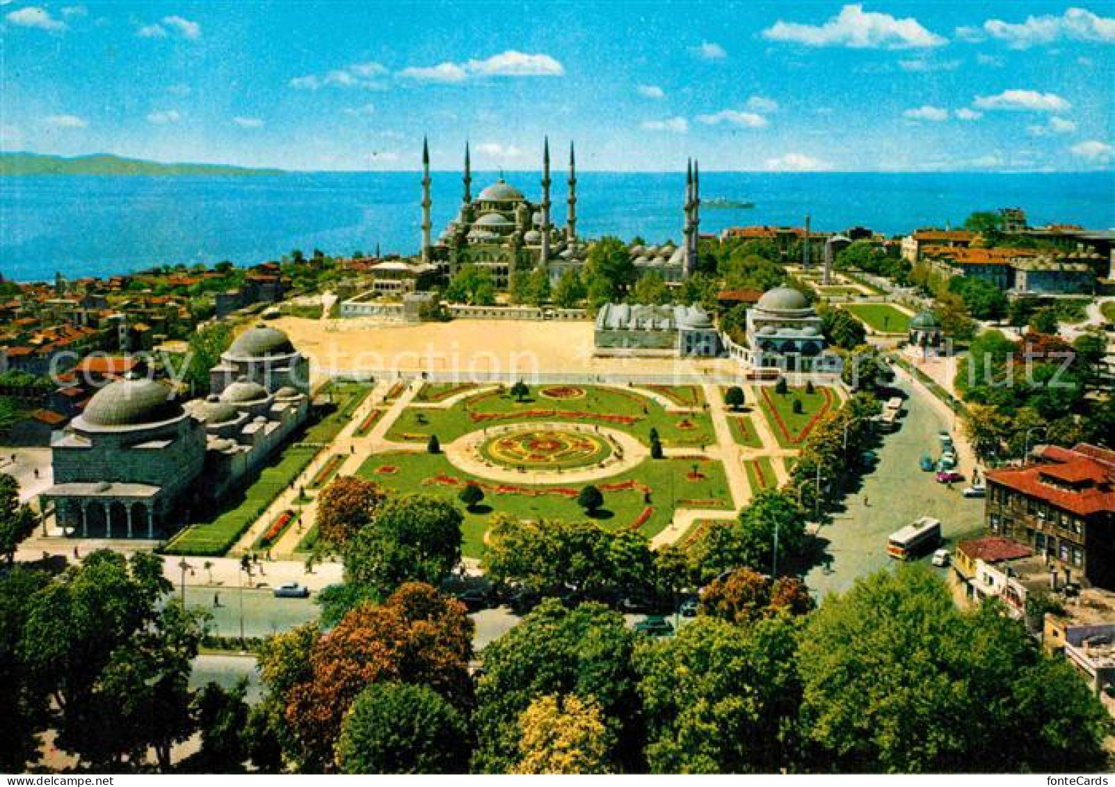 72903735 Istanbul Constantinopel Blaue Moschee Panorama Istanbul - Turkey