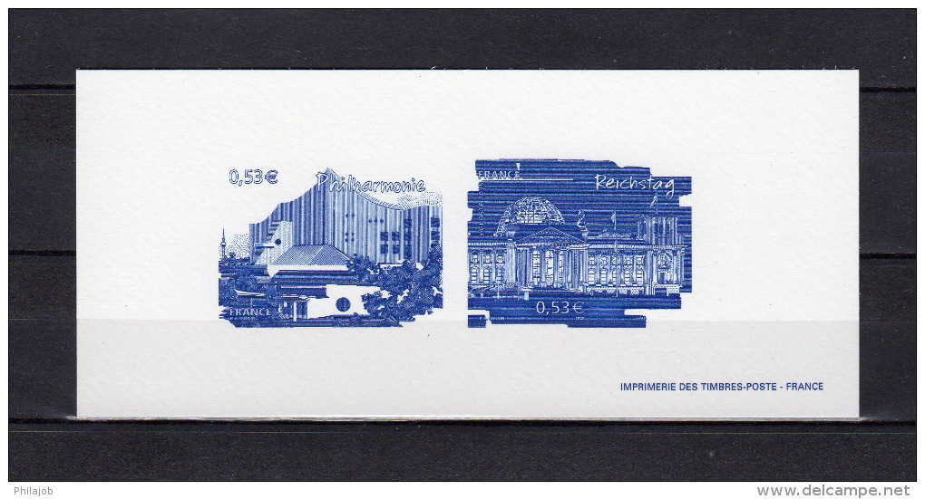 " BERLIN " Sur 2 Gravures Officielles De 2005 N° YT 3810 à 3813 (= BF 88)  En Parfait état. - Autres & Non Classés