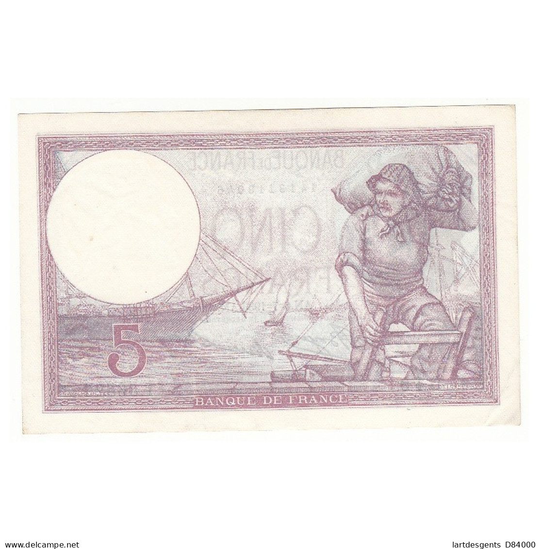 5 FRANCS VIOLET 06-07-1933  SPL  Fayette 3.17 - 5 F 1917-1940 ''Violet''