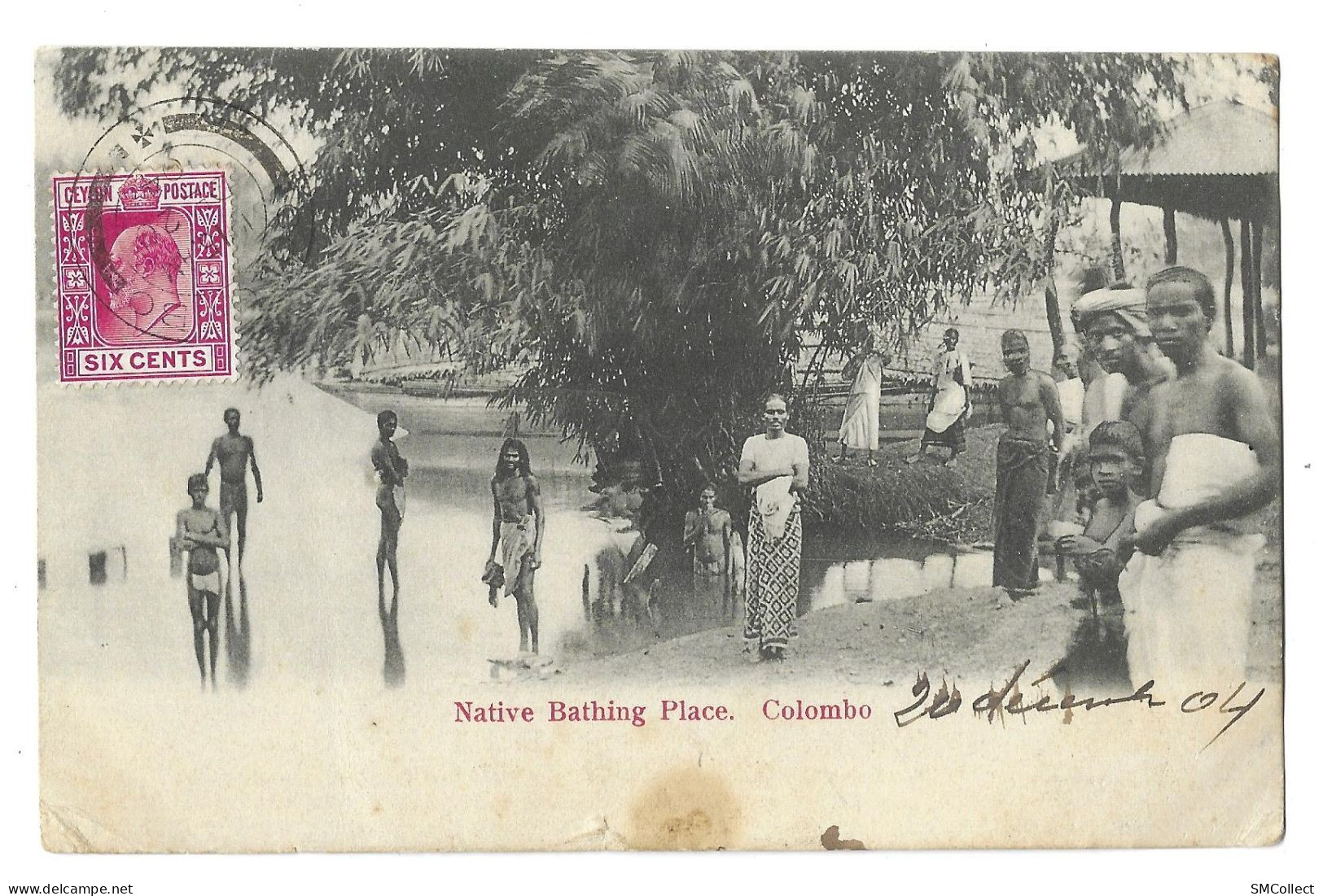 Colombo, Native Bathing Place (A17p39) - Sri Lanka (Ceylon)