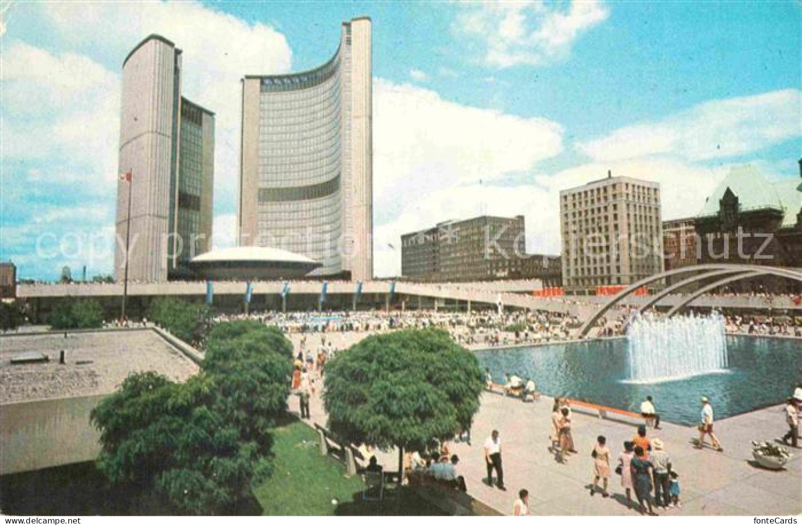 72902874 Toronto Canada The City Hall Showing Nathan Phillips Square Ontario - Ohne Zuordnung