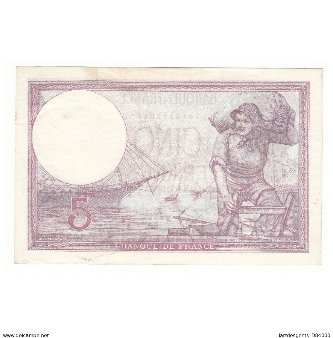 5 FRANCS VIOLET 06-07-1933  SPL  Fayette 3.17 - 5 F 1917-1940 ''Violet''