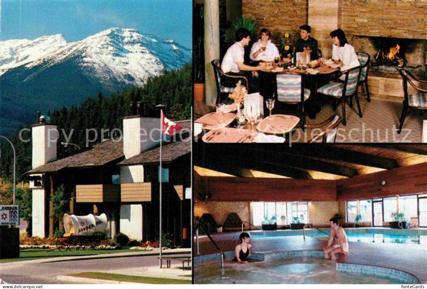 72901613 Jasper Alberta Motor Lodge Gastraum Hallenbad Jasper Alberta - Non Classés