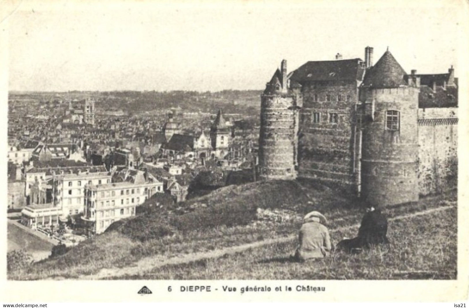 FRANCE: DIEPPE: Vue Générale Et Le Château. - Dieppe