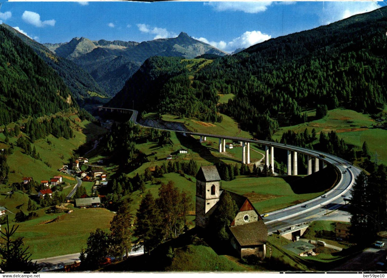 AUTRICHE TIROL BRENNER BLICK VON ST-JAKOBS-KIRCHE AUF OBERNBERGER TALUBERGANG - Other & Unclassified