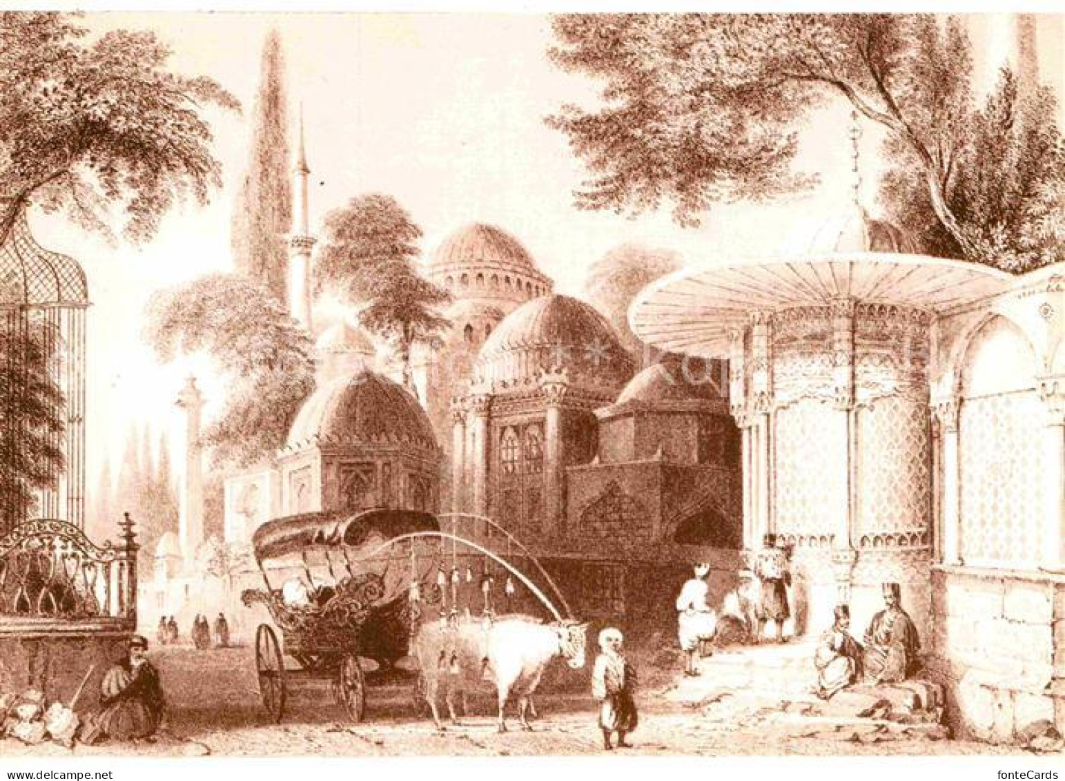 72899227 Istanbul Constantinopel Fontaine Et Mosquee De Sehzade  - Turkey