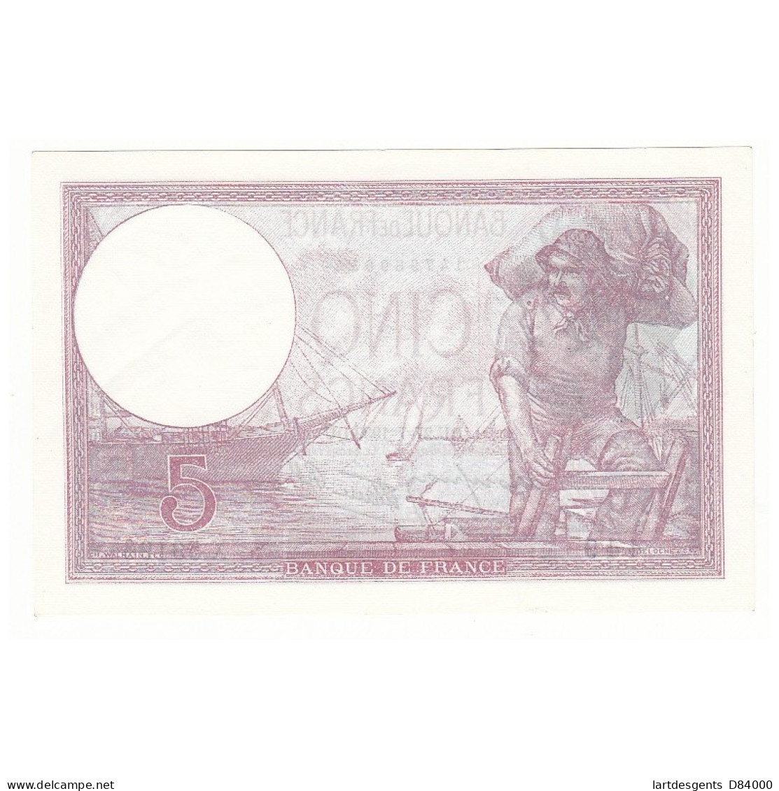 5 FRANCS VIOLET 27-07-1939 P/NEUF Fayette 4.3 - 5 F 1917-1940 ''Violet''