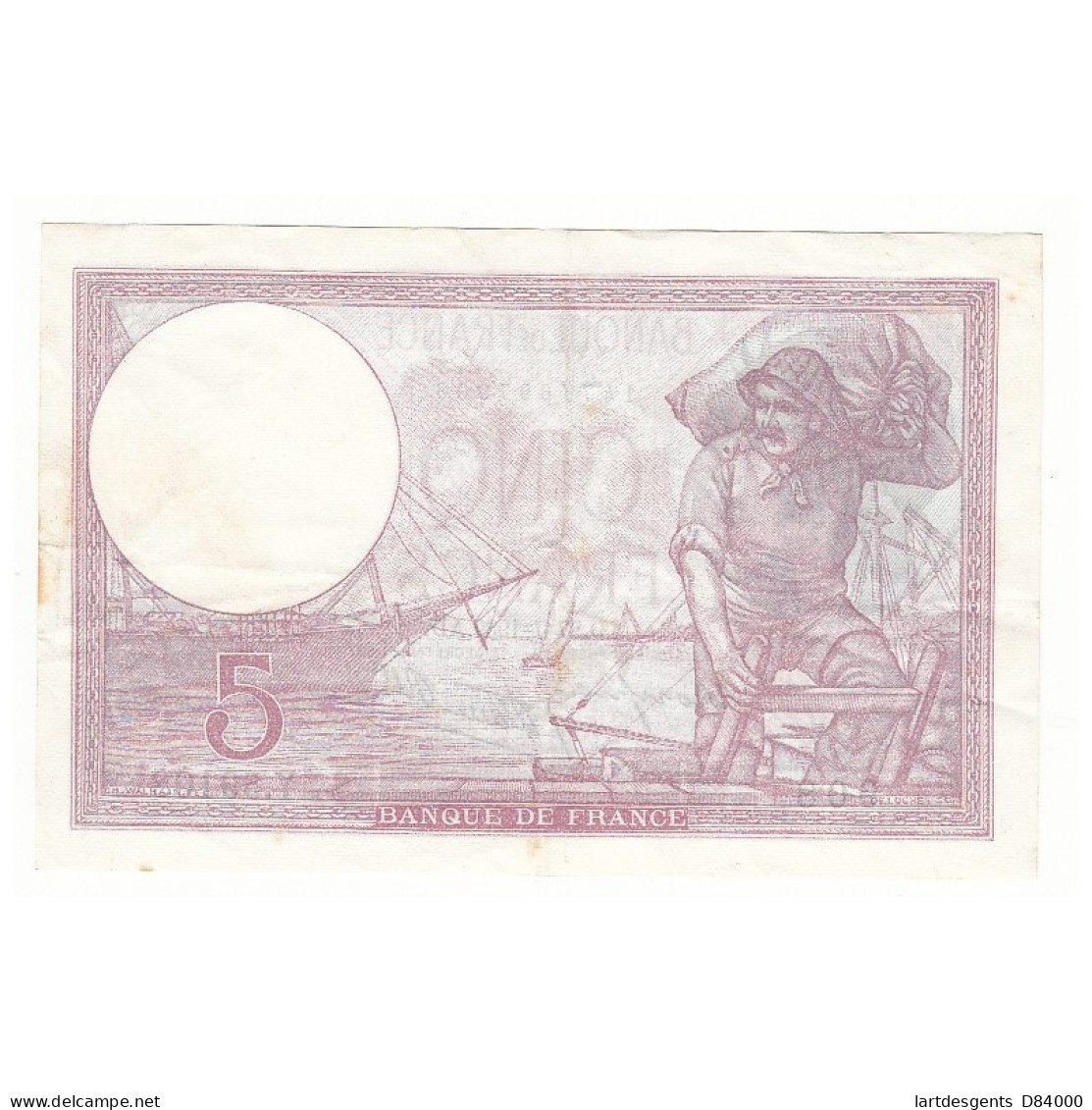 5 FRANCS VIOLET 27-07-1939 TTB+  Fayette 4.3 - 5 F 1917-1940 ''Violet''