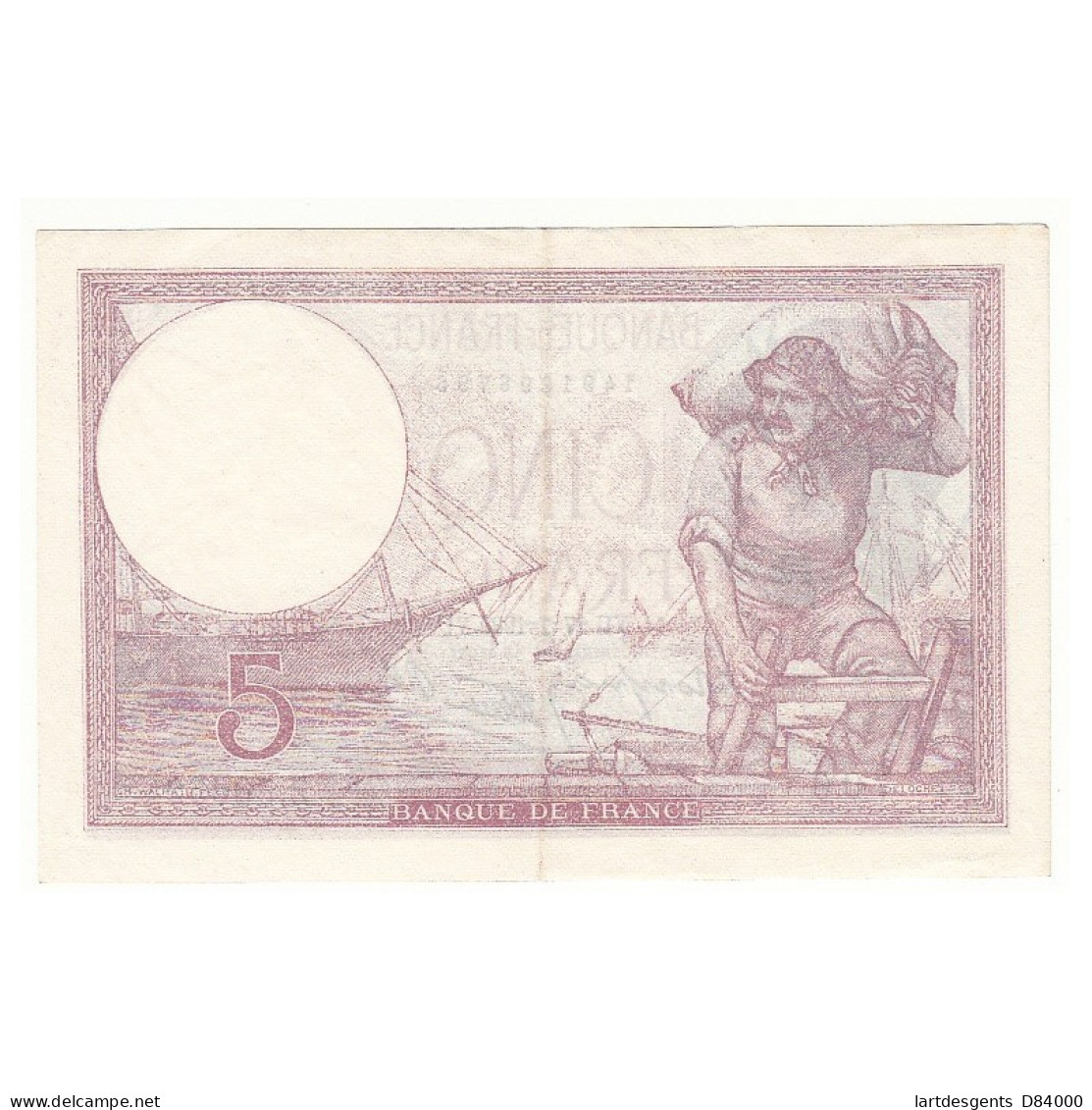 5 FRANCS VIOLET 27-07-1939 SUP Fayette 4.3 - 5 F 1917-1940 ''Violet''