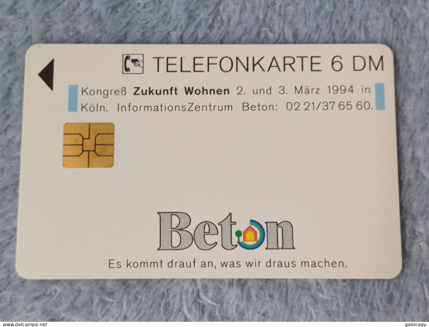 GERMANY-1139 - O 0038 - Beton 3 - Zukunft Wohnen - 2.000ex. - O-Series : Series Clientes Excluidos Servicio De Colección