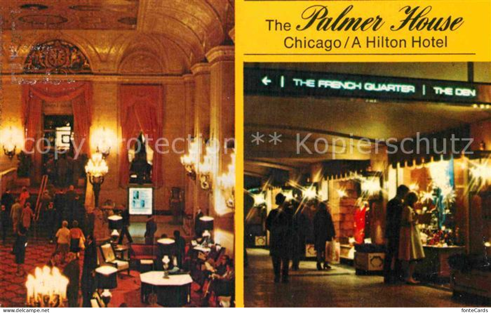 72897801 Chicago_Illinois The Palmer House - Autres & Non Classés