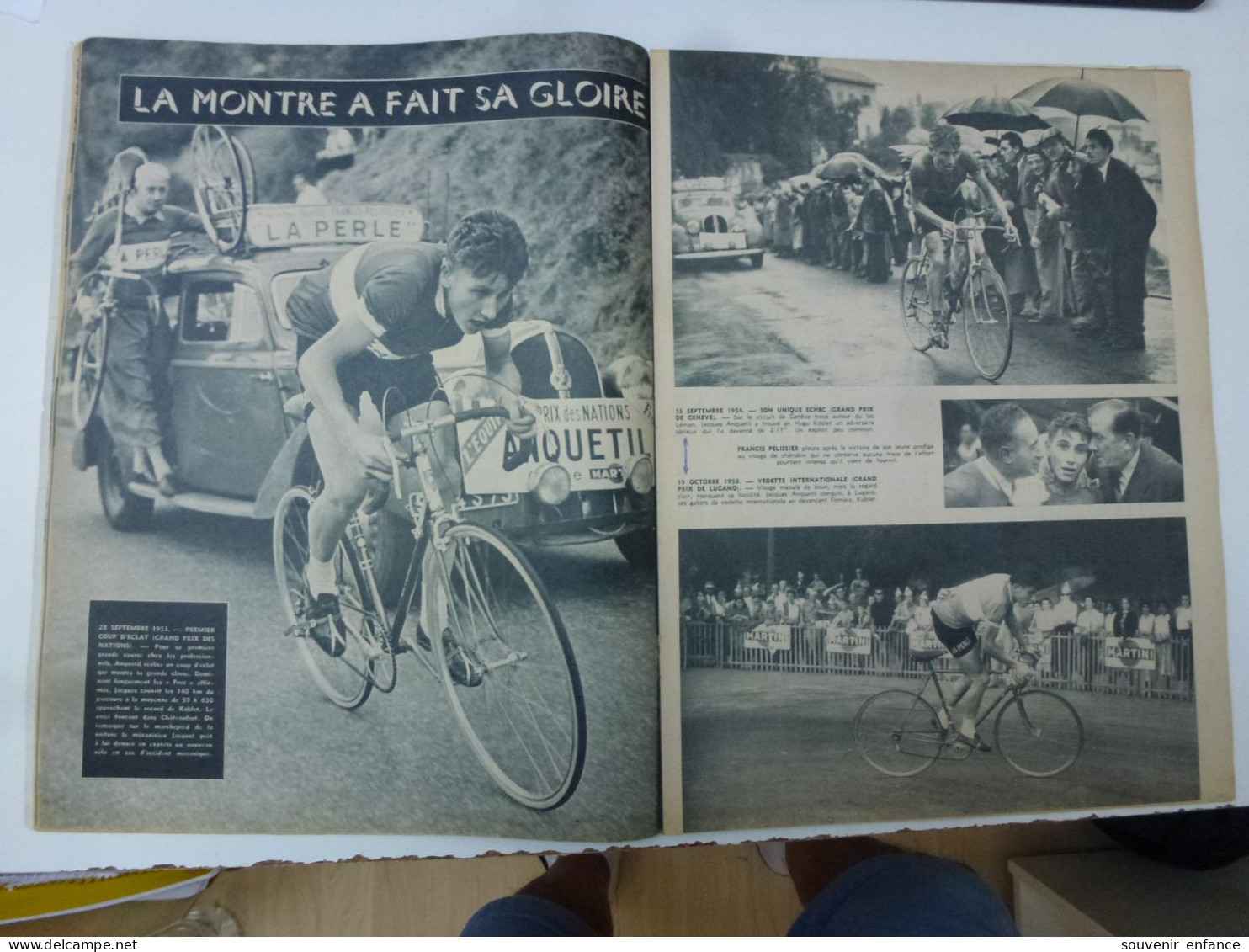 Miroir Sprint  Septembre 1952 Spécial Anquetil Quincampoix Sotteville Darrigade Grand Prix des Nations Genève