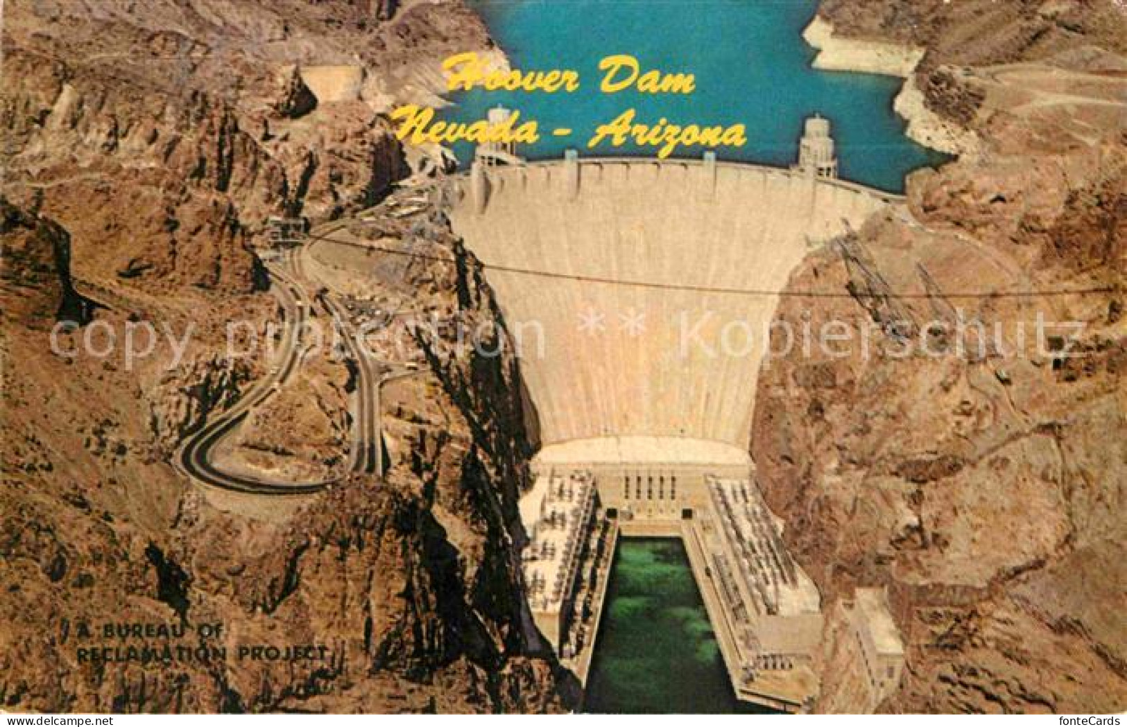 72897156 Nevada_City Fliegeraufnahme Hoover Dam  - Otros & Sin Clasificación