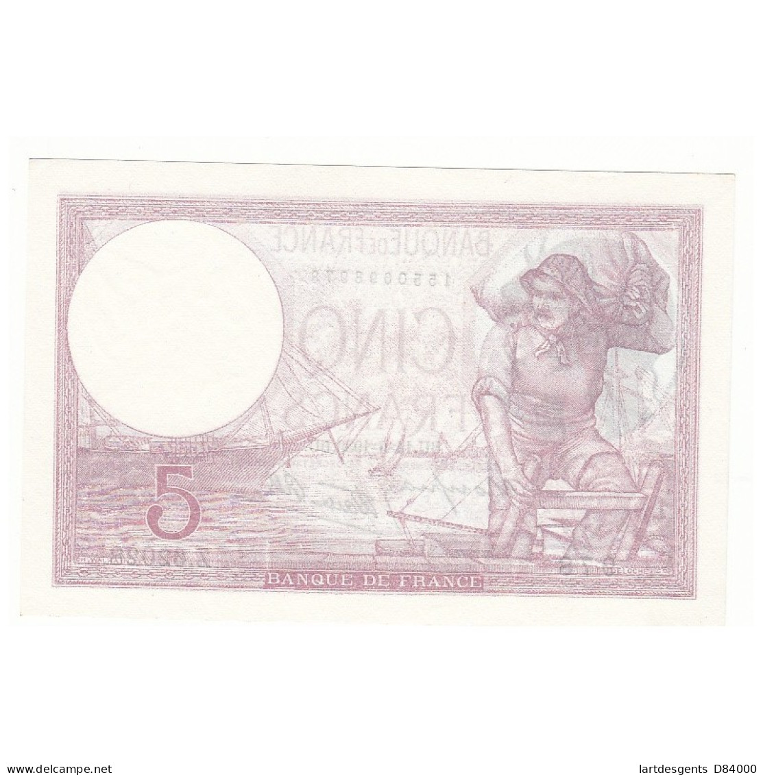 5 FRANCS VIOLET 14-09-1939  NEUF Fayette 4.8 - 5 F 1917-1940 ''Violet''