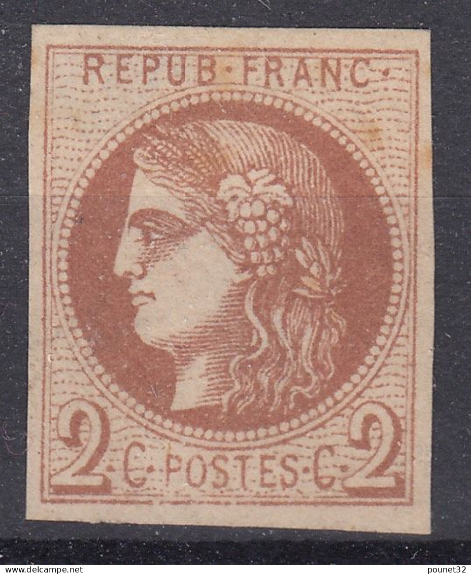 TIMBRE FRANCE BORDEAUX N° 40B NEUF SANS GOMME - TB MARGES - COTE 180 € - A VOIR - 1870 Ausgabe Bordeaux