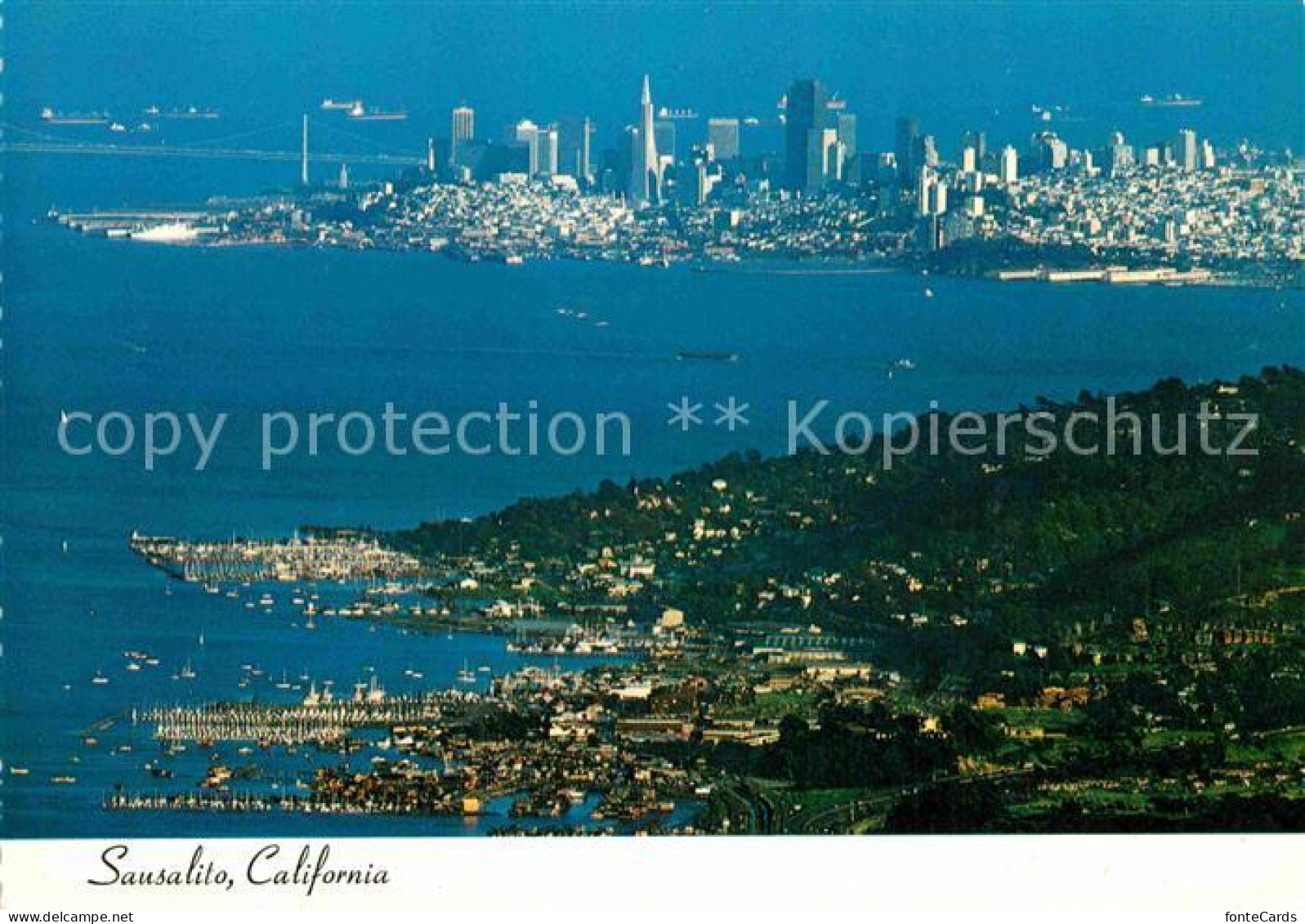 72894034 Sausalito Panorama Mit San Francisco - Other & Unclassified