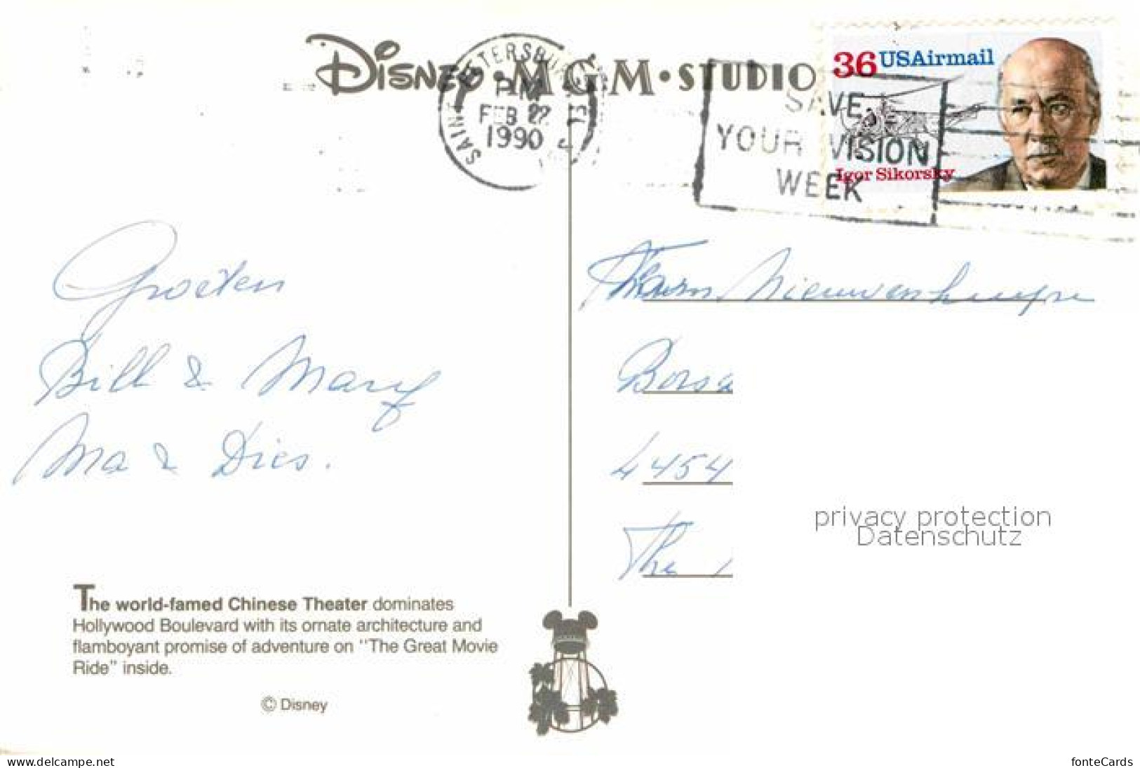 72894024 Hollywood_Florida Disney MGM Studio - Sonstige & Ohne Zuordnung