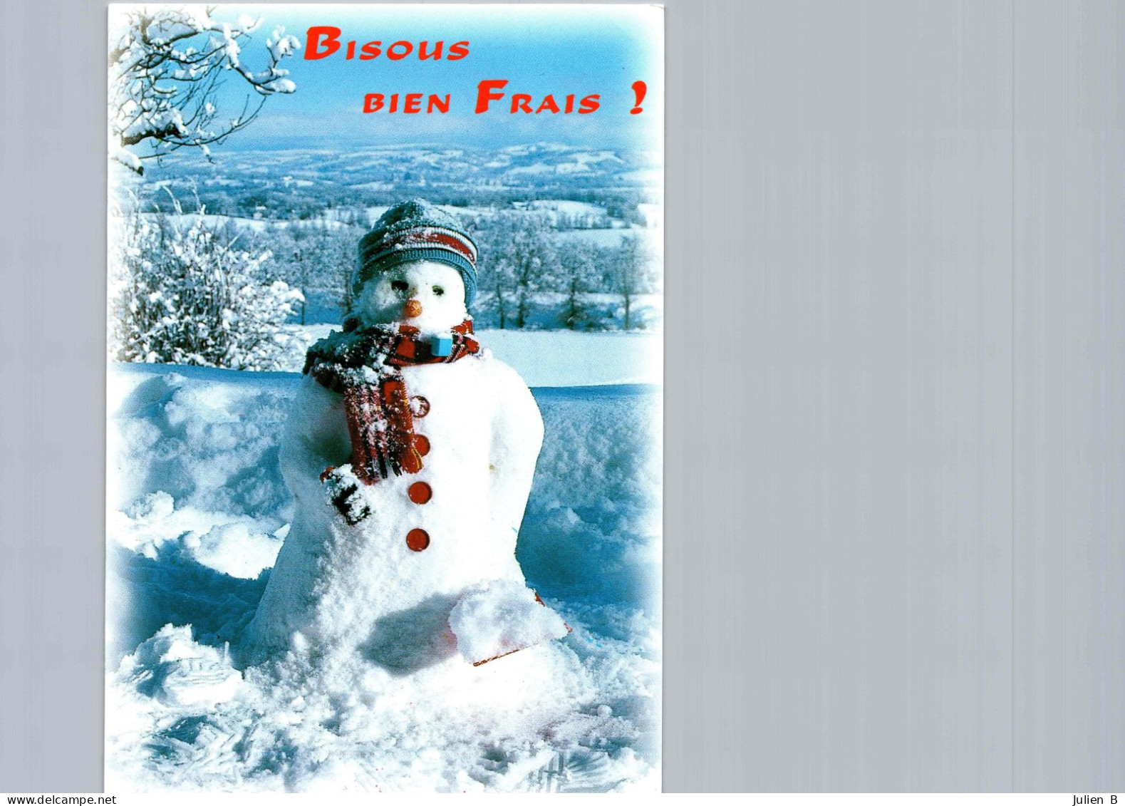 Bonhomme De Neige Avec écharpe - Wintersport