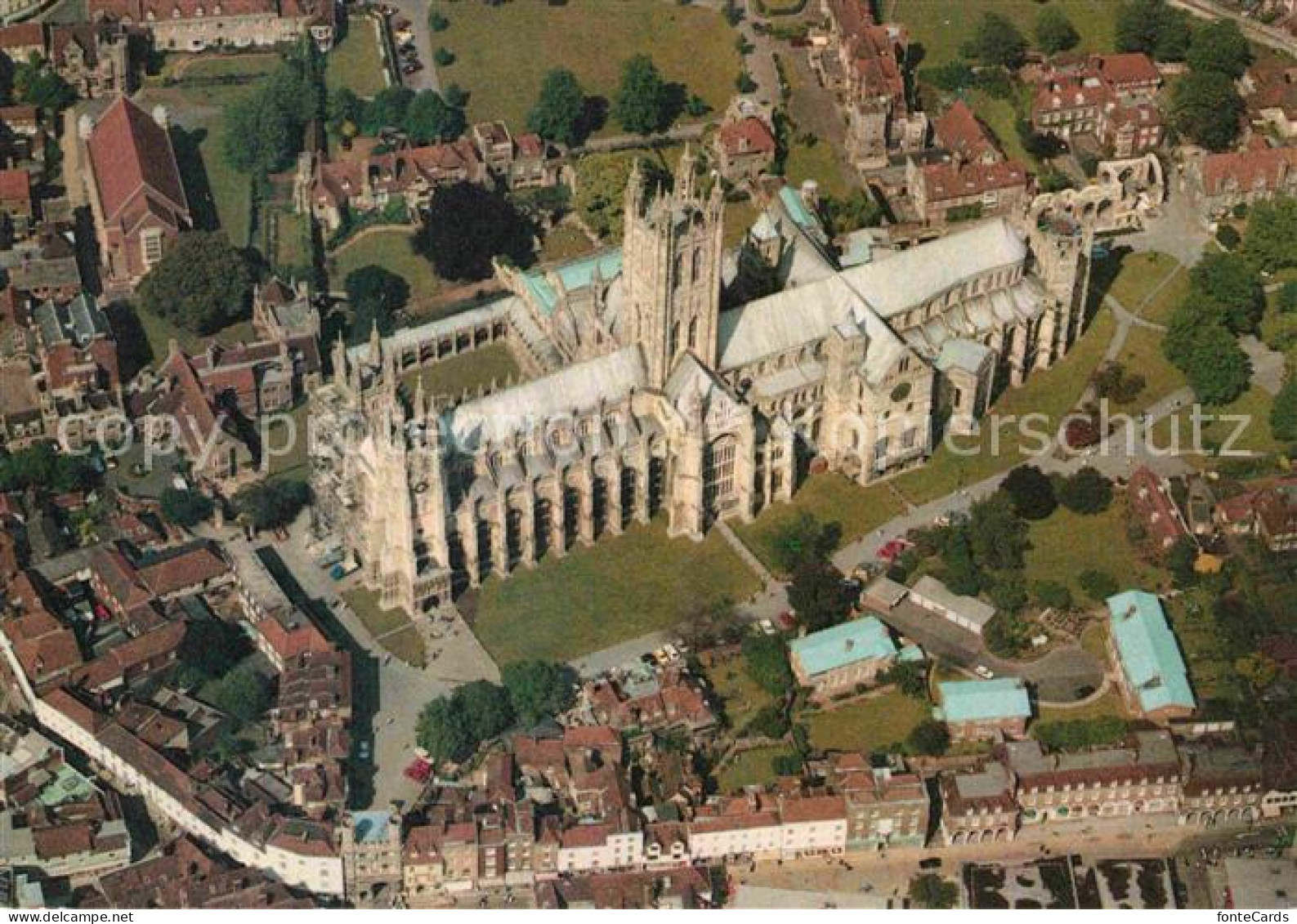 72892652 Canterbury Kent Fliegeraufnahme Kathedrale  - Andere & Zonder Classificatie