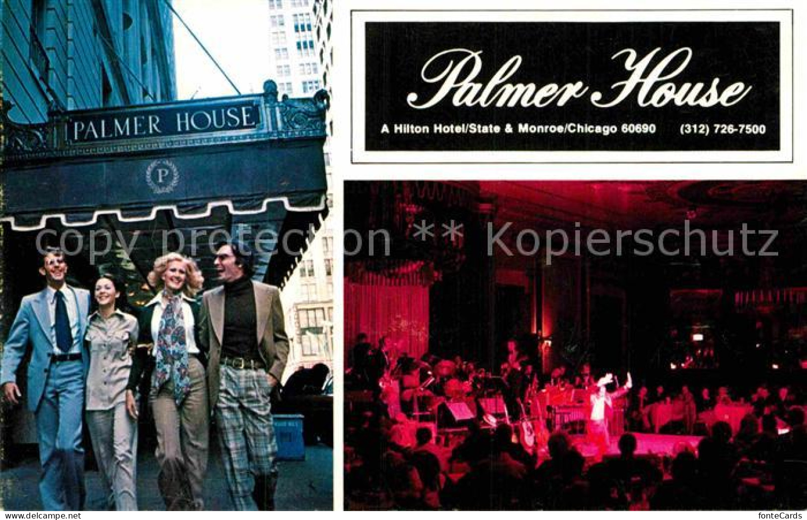 72892194 Chicago_Illinois Palmer House Hilton Hotel Restaurant - Andere & Zonder Classificatie