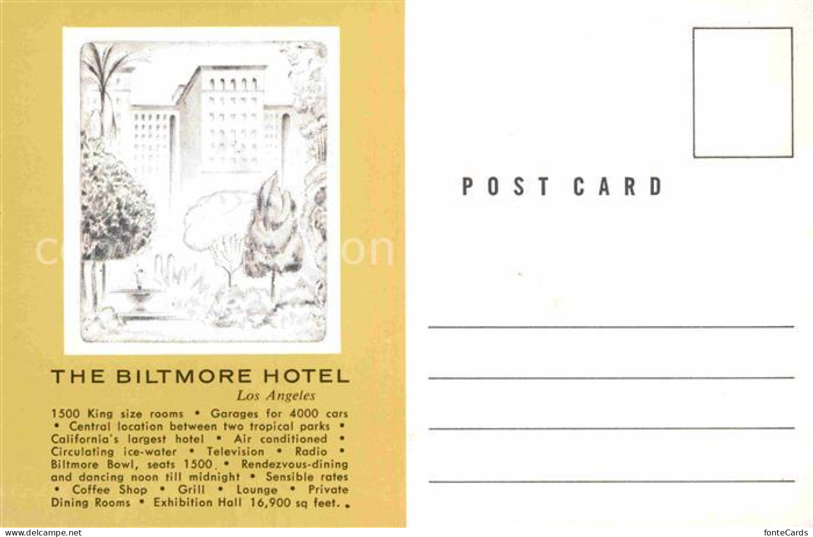 72892144 Los_Angeles_California Biltmore Hotel - Altri & Non Classificati