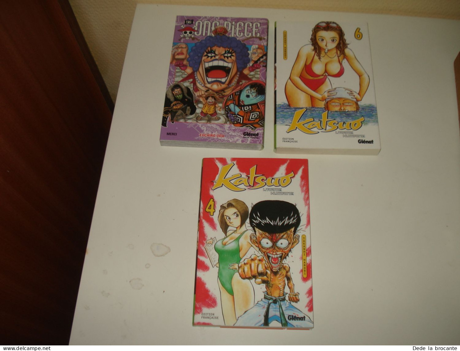 C56 (3) / Lot 3 Manga NEUF -  Katsuo N° 6 Et N° 4 + One Piece N° 56 - Manga [franse Uitgave]