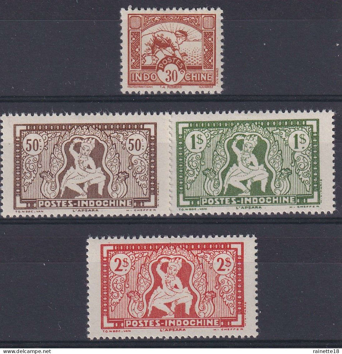 Indochine        232/235 * - Unused Stamps