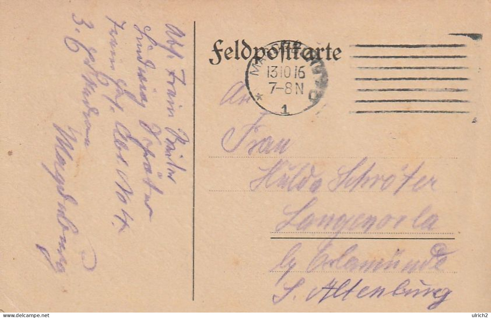 Feldpostkarte - Magdeburg 1916 (69369) - Brieven En Documenten