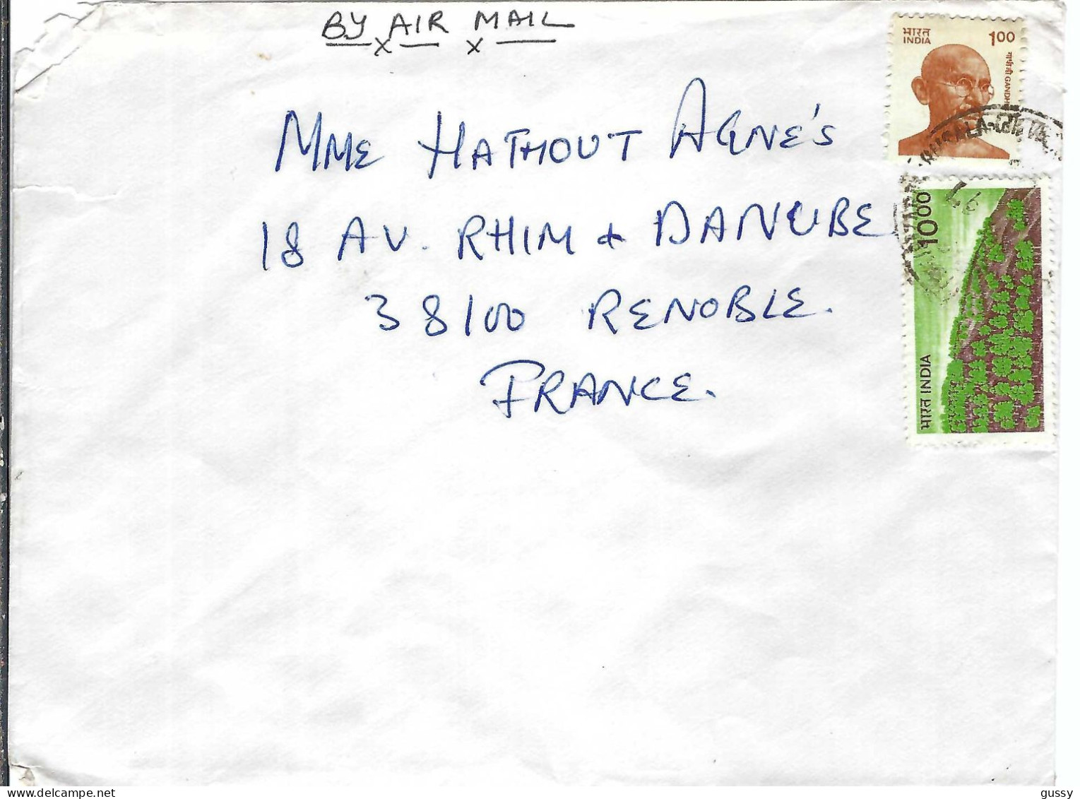 INDE P.A. Ca.1997: LSC Pour Grenoble (France) - Airmail