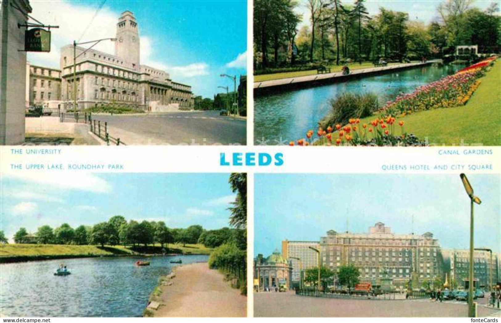 72890933 Leeds West Yorkshire The University Canal Gardens Upper Lake Roundhay P - Otros & Sin Clasificación