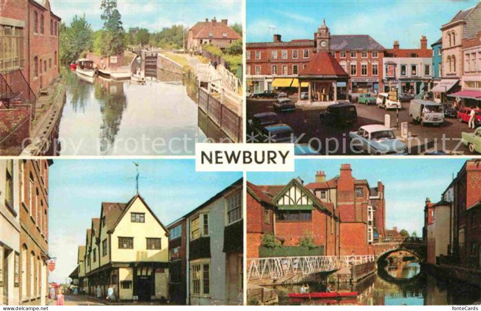 72890930 Newbury Berkshire The River Kennet Jacobean Cloth Museum Broadway The B - Autres & Non Classés