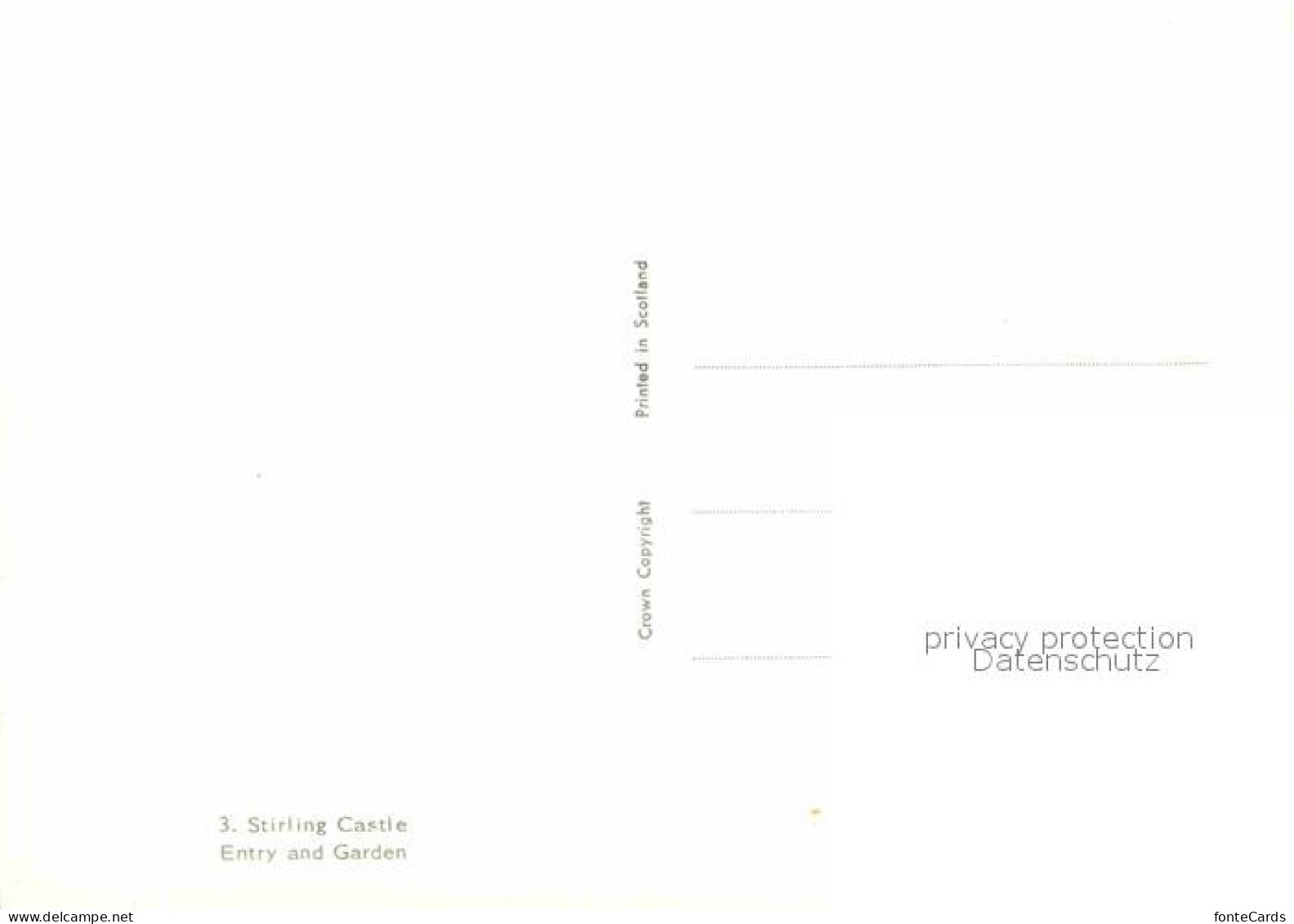 72887233 Stirling Castle Stirling - Andere & Zonder Classificatie
