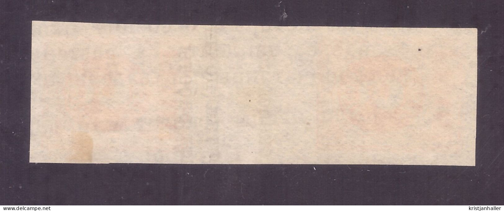1919 Estonia, Numerical Design 5 Penni, Horizontal Gutter Pair - Estonia