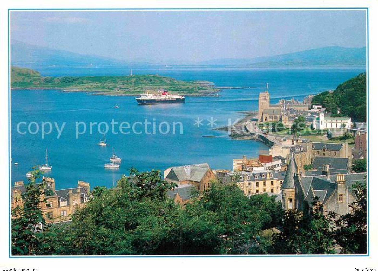 72886633 Isle Of Mull Oban Harbour Ferry St Columbas Cathedral Isle Of Mull - Andere & Zonder Classificatie