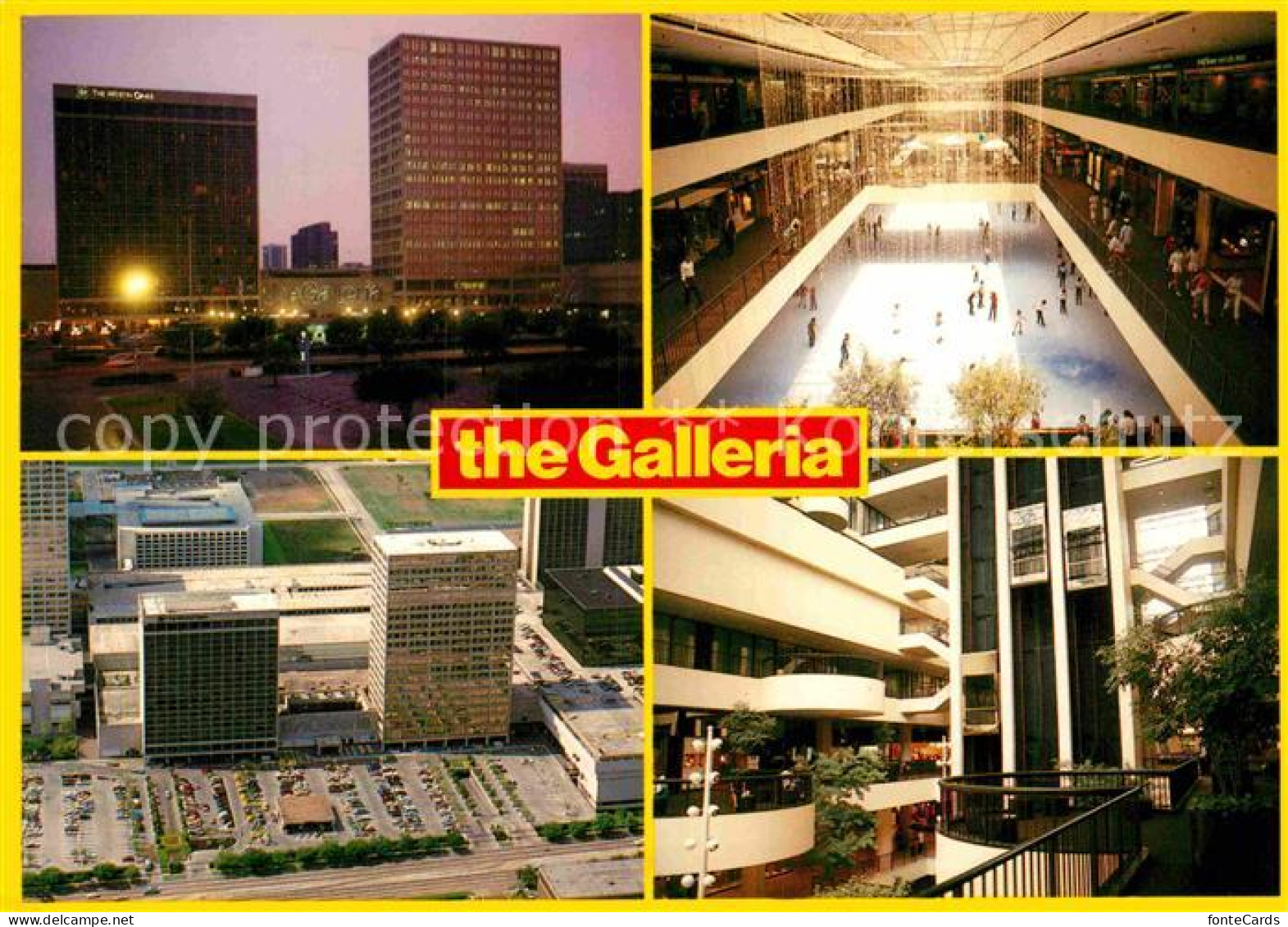 72886628 Houston_Texas Multi View Of The Galleria Complex - Altri & Non Classificati