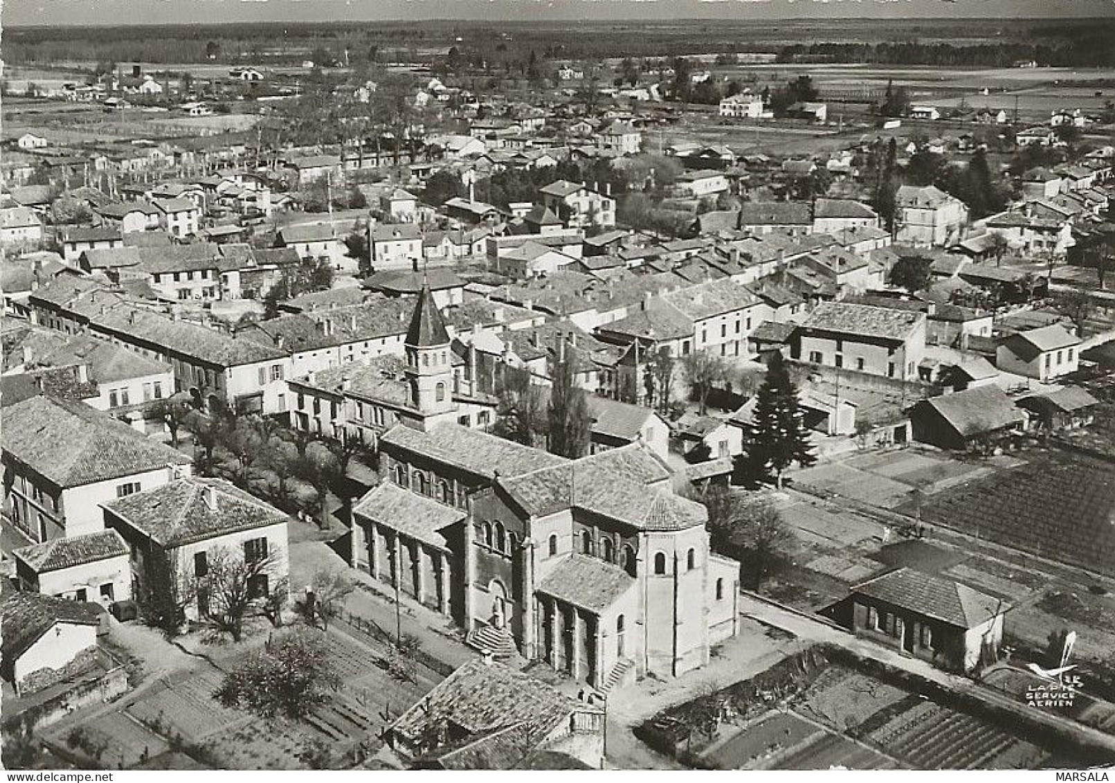 CPSM Gabarret Vue Générale - Gabarret