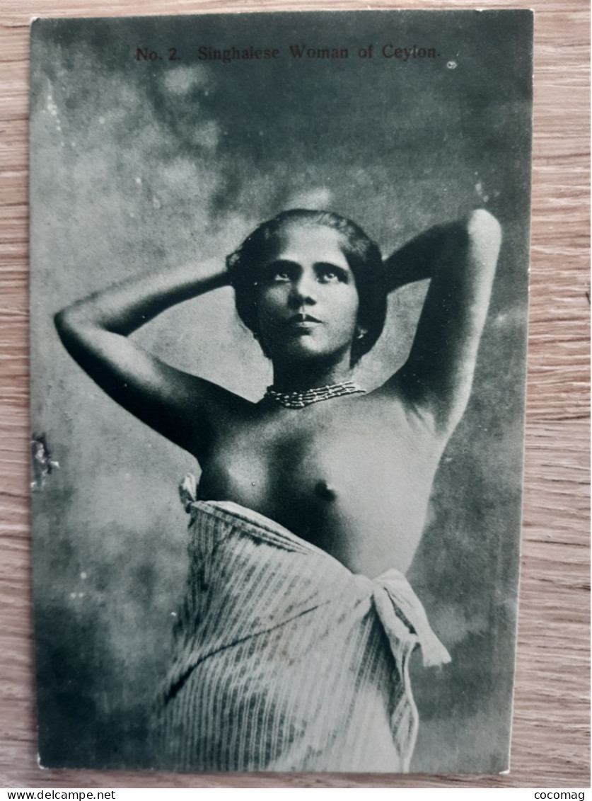 SRI LANKA CEYLAN SINGHALESE WOMAN OF CEYLON - Sri Lanka (Ceylon)