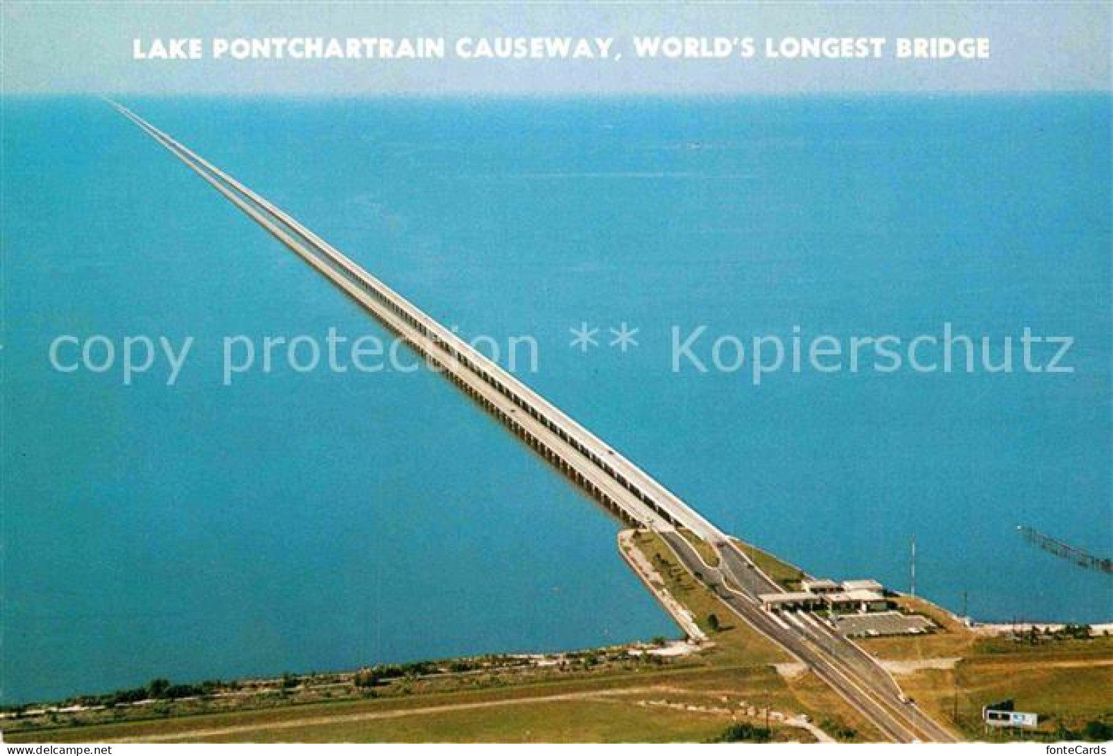 72885257 New_Orleans_Louisiana Lake Pontchartrain Causeway Fliegeraufnahme - Sonstige & Ohne Zuordnung