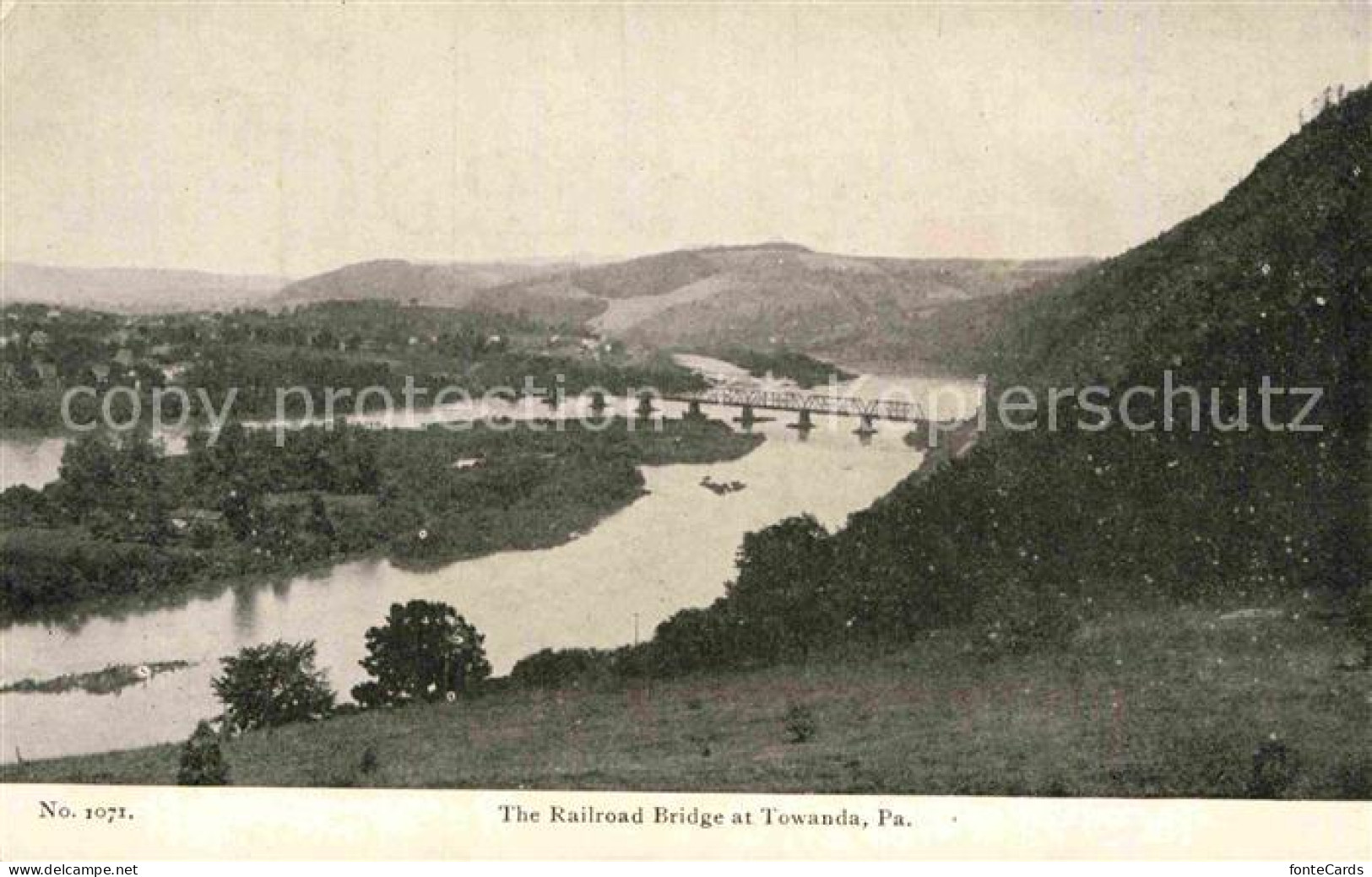 72884789 Towanda Pennsylvania Railroad Bridge Towanda Pennsylvania - Other & Unclassified