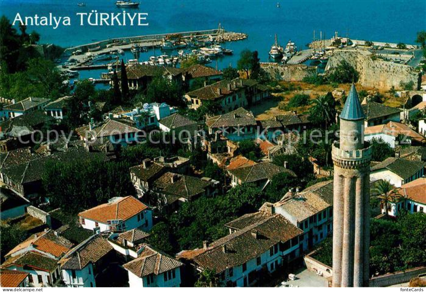 72884033 Antalya Blick Zum Hafen Minarett Antalya - Turchia