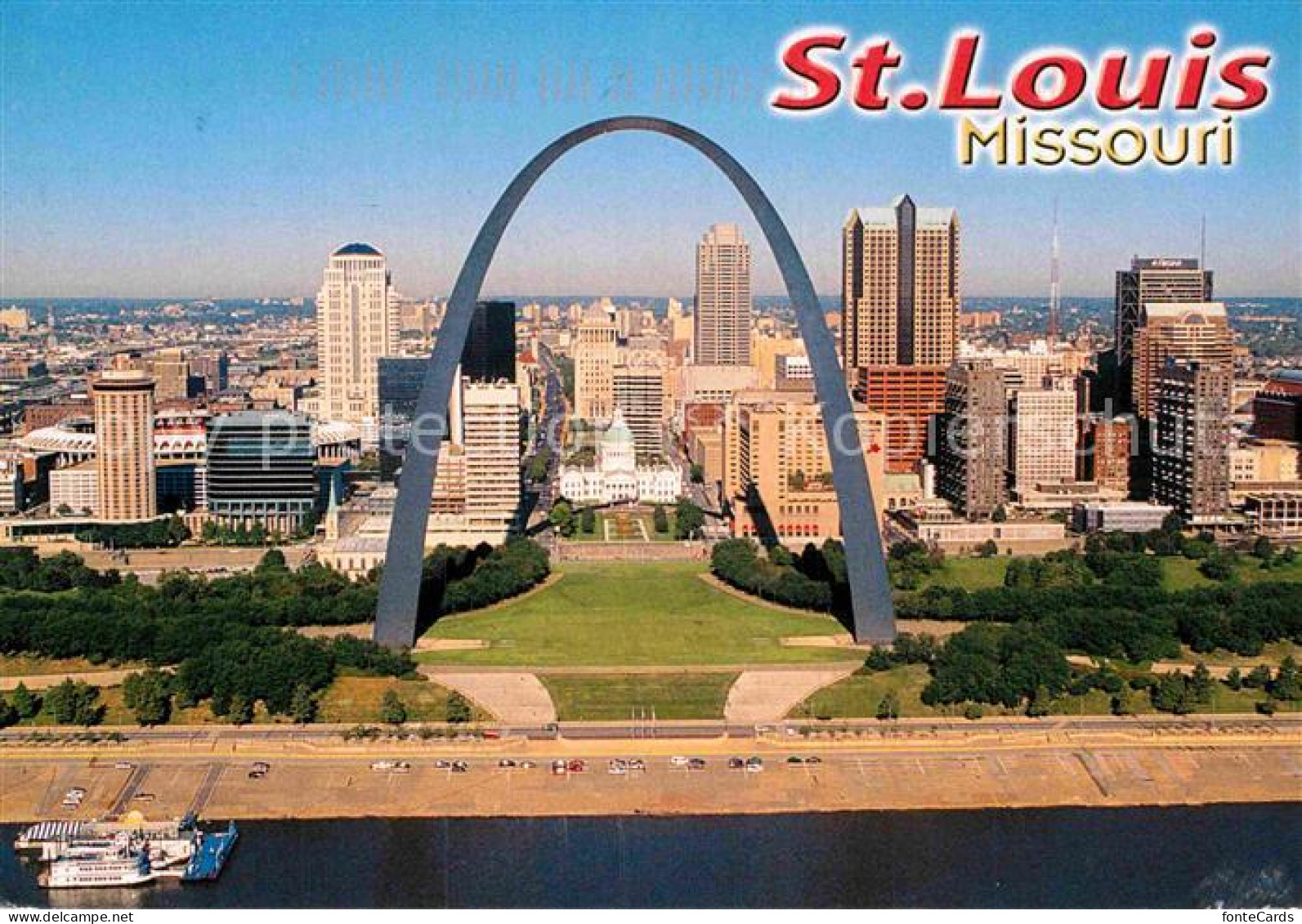 72884012 St Louis Missouri Arch Old Courthouses Downtown St Louis Missouri - Andere & Zonder Classificatie