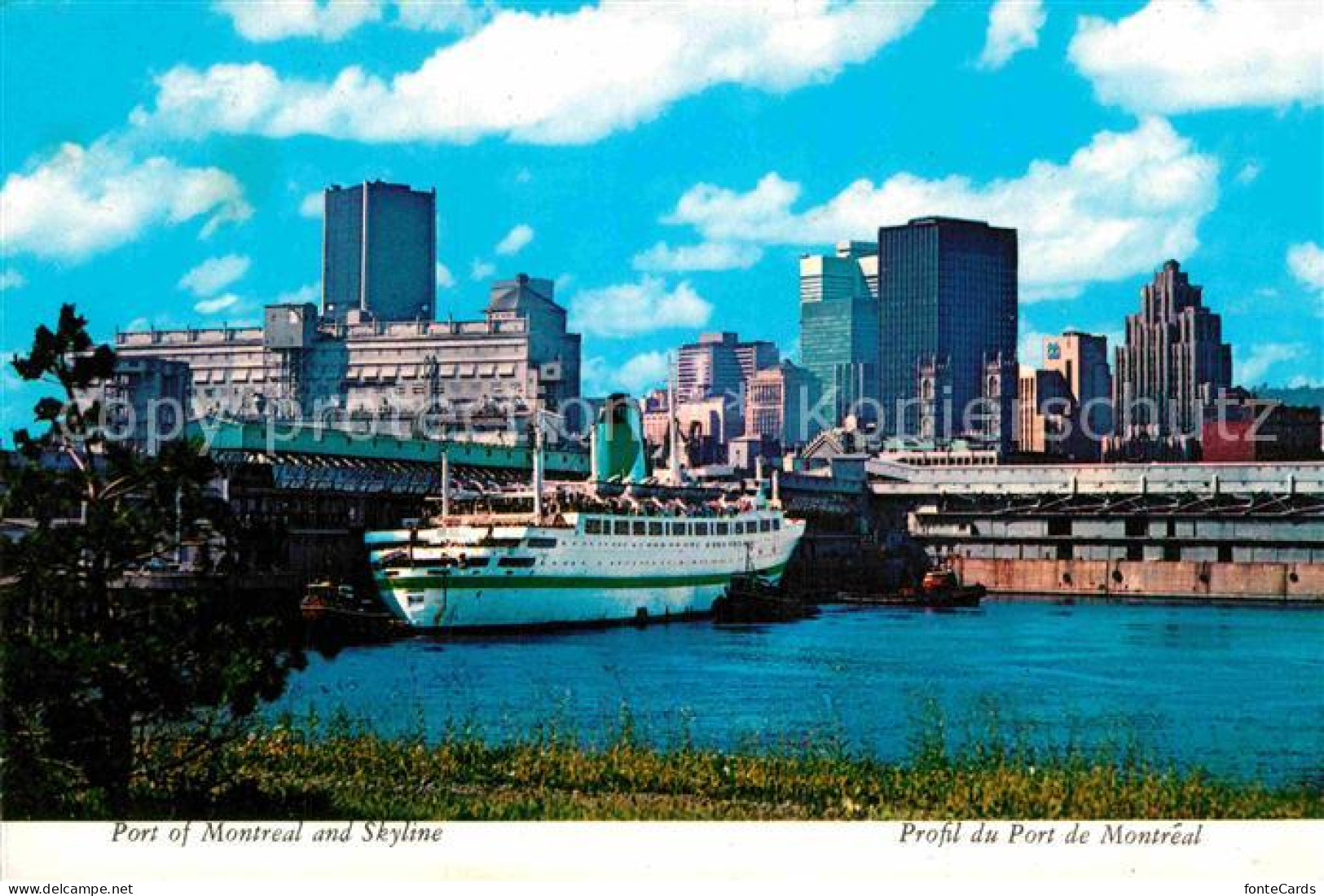 72882992 Montreal Quebec Skyline And Port Hafen Faehre Montreal - Ohne Zuordnung