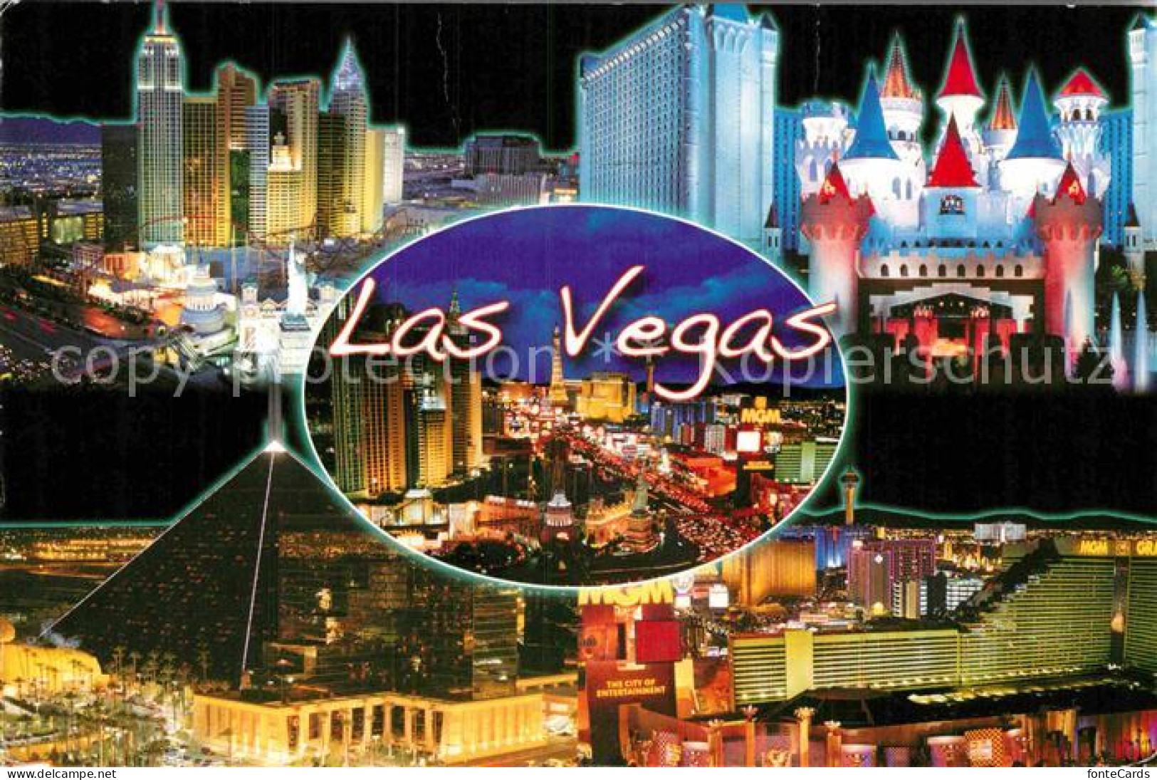 72882081 Las_Vegas_Nevada Teilansichten Nachtaufnahmen - Altri & Non Classificati