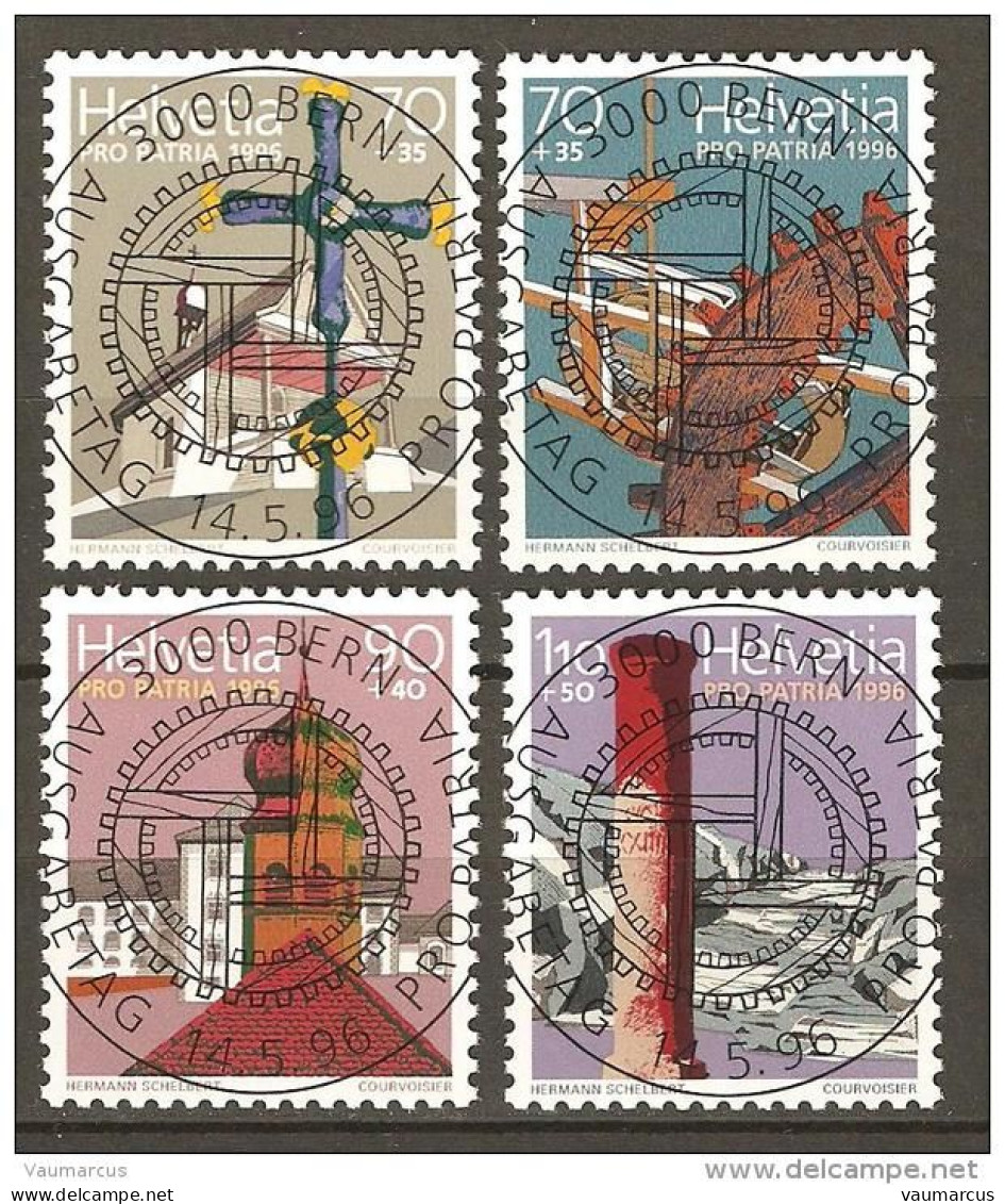 1996 PRO PATRIA  Obl. 1er Jour Centrale SBK 15,- - Used Stamps