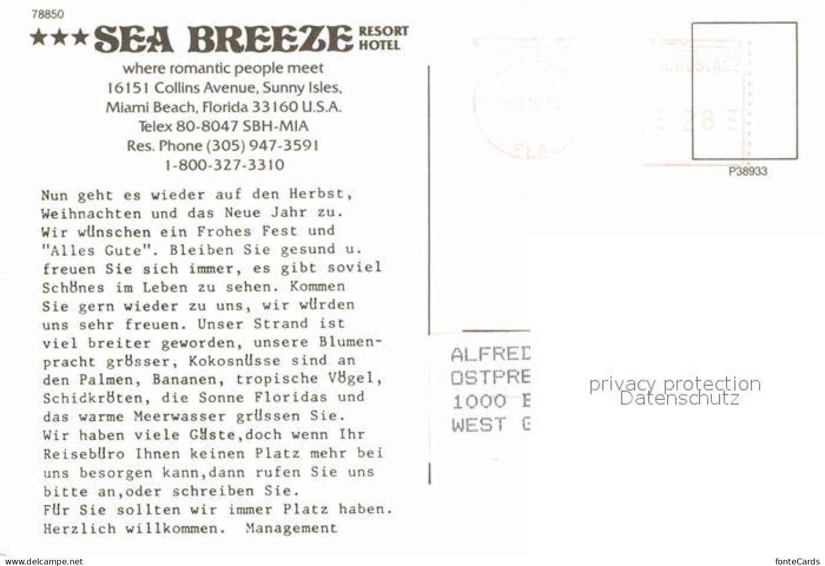 72881957 Miami_Beach Sea Breeze Hotel  - Other & Unclassified