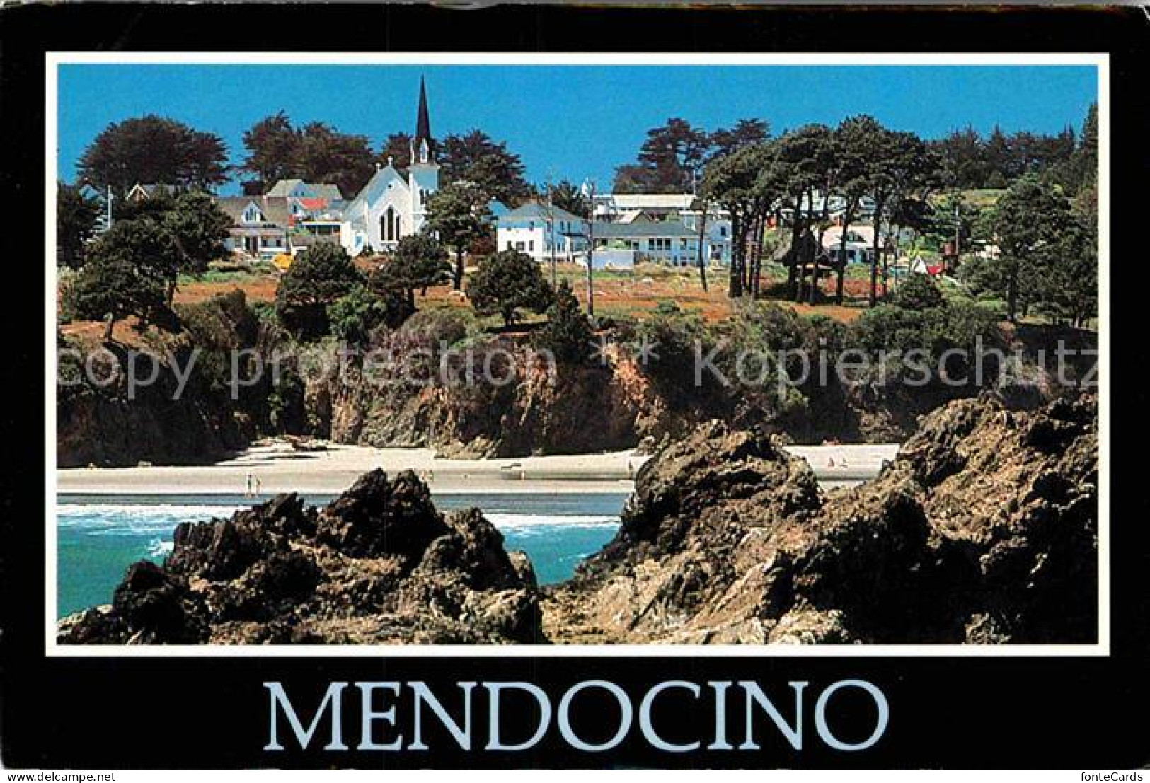 72881403 Mendocino Charming Architecture With The Rugged California Coast - Sonstige & Ohne Zuordnung