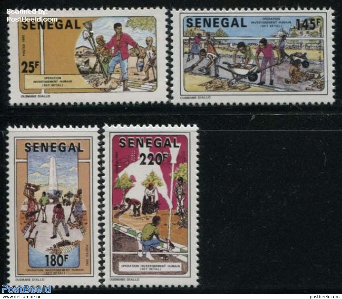 Senegal 1992 Development 4v, Mint NH - Sénégal (1960-...)