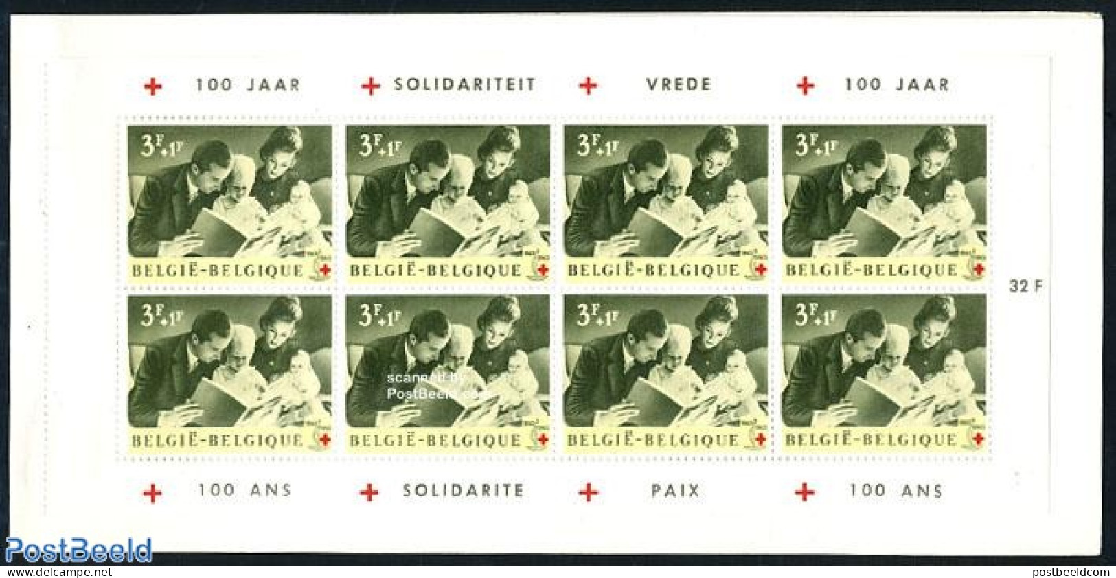 Belgium 1963 Red Cross Booklet, Mint NH, Health - Red Cross - Stamp Booklets - Neufs